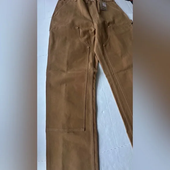 Carhartt Loose Fit Firm Duck Double-Front Utility Work Pants 34x36 B01-M NWT - Picture 4 of 10